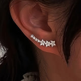 桜｜花モチーフのイヤークライマーピアス