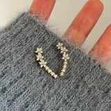 桜｜花モチーフのイヤークライマーピアス