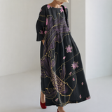 シホ｜宵に咲く花のワイドワンピース