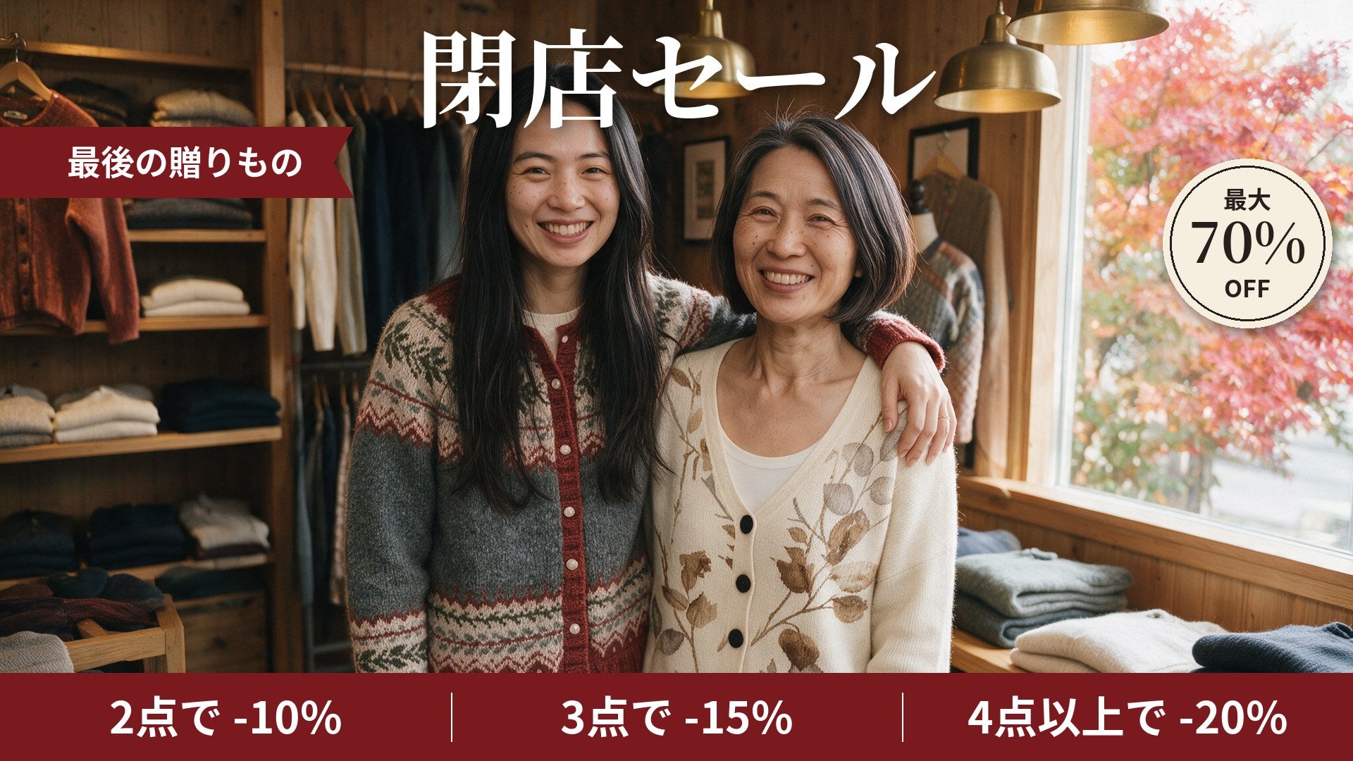 商品 閉店セール